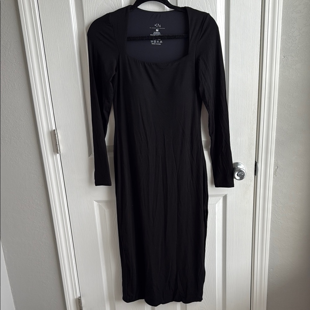 Black Long Sleeve Brami Dress
